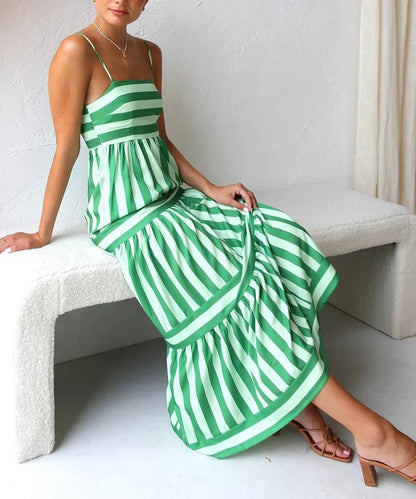 Candy Stripe Maxi Dress