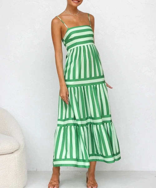 Candy Stripe Maxi Dress