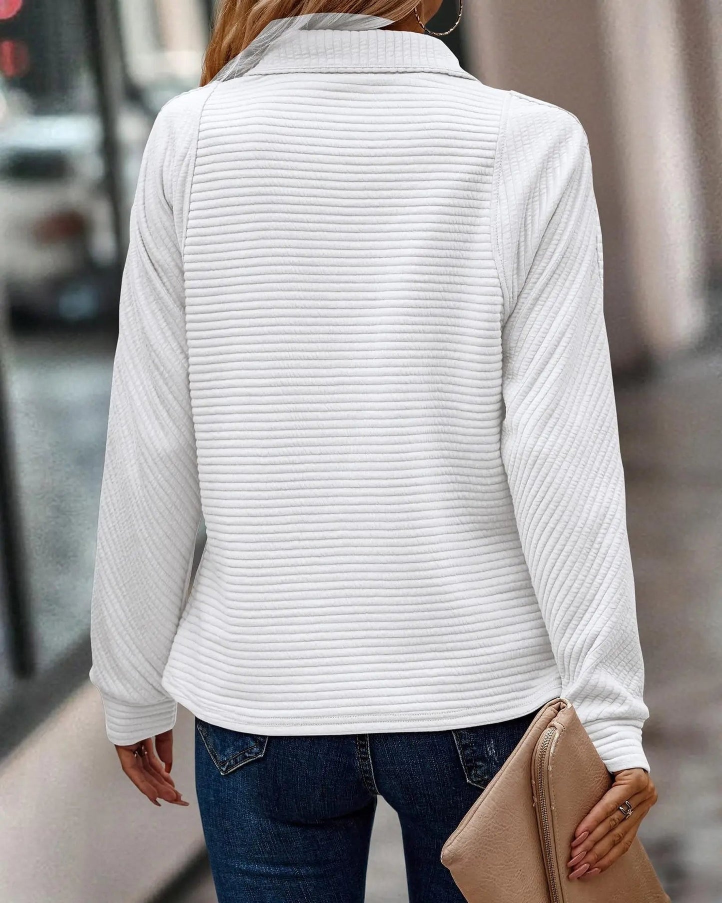 ELIS | ELEGANT SWEATER WITH V-NECK FOR WOMEN